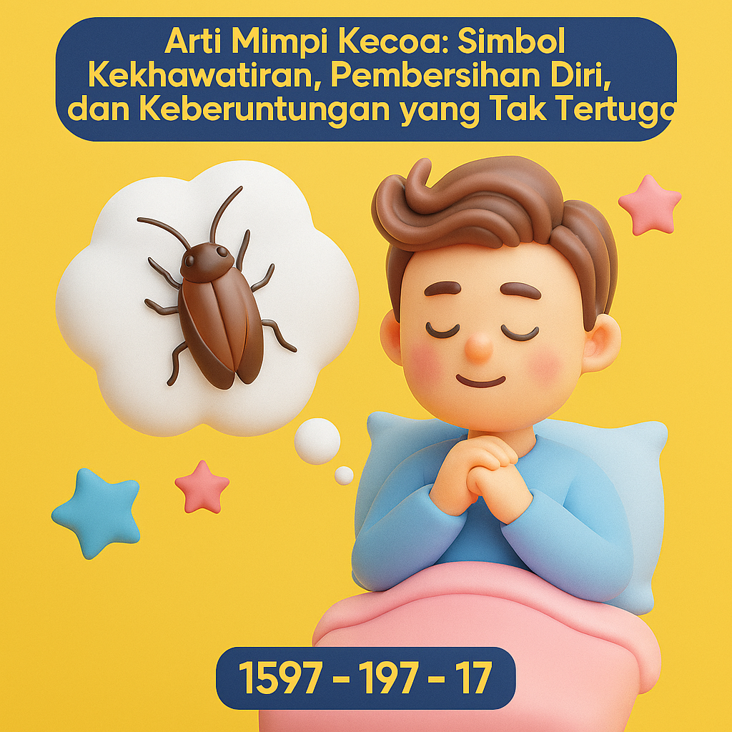 Arti Mimpi Kecoa: Simbol Pembersihan Diri dan Keberuntungan Menurut Buku Mimpi