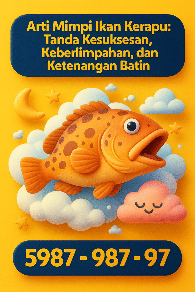 Arti Mimpi Ikan Kerapu dan Makna Keberlimpahan Rezeki