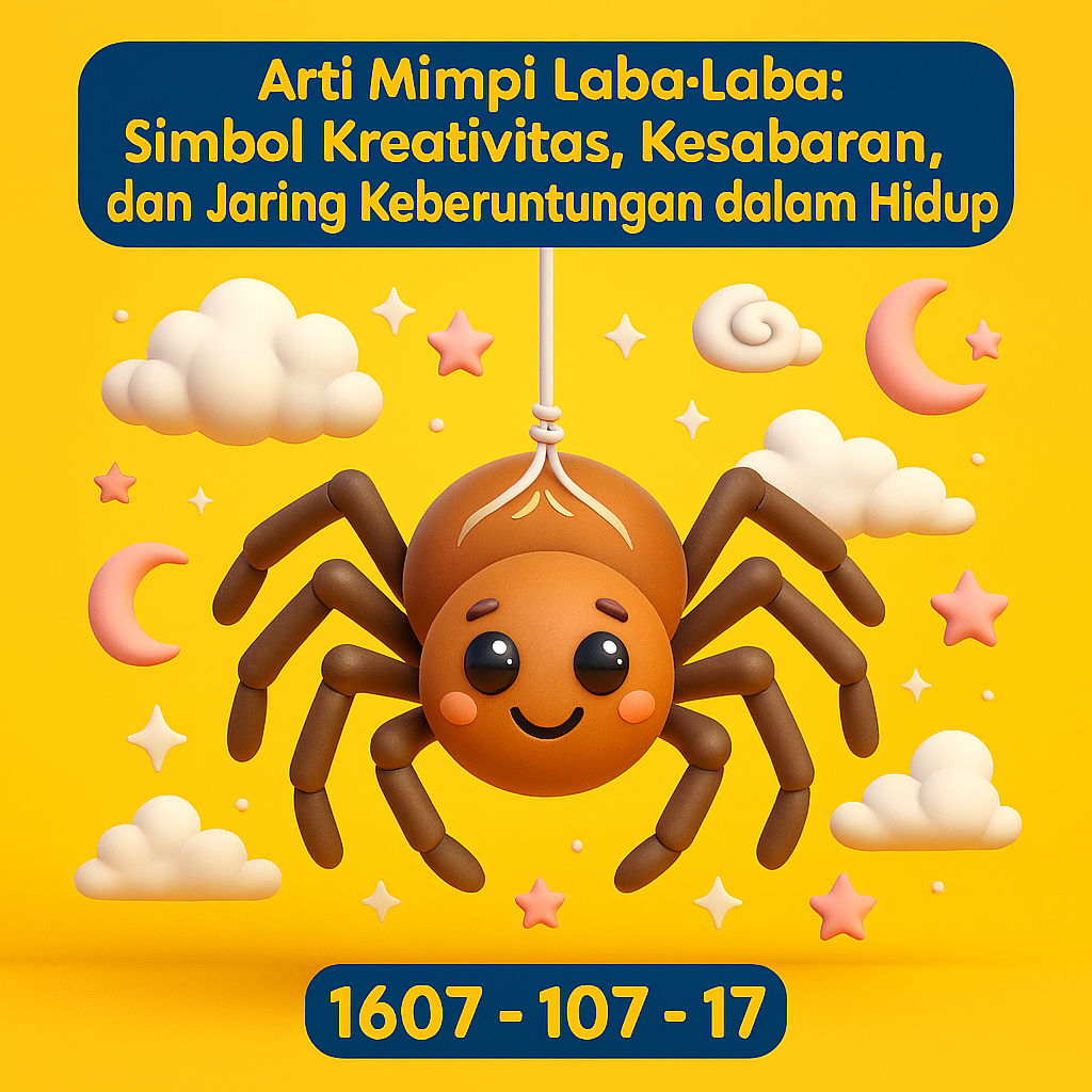 Makna Mimpi Laba-Laba dan Angka Keberuntungannya