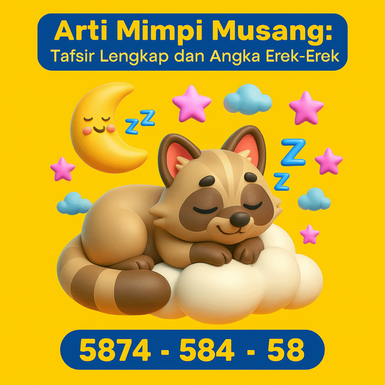 Tafsir mimpi musang secara lengkap beserta angka erek-erek 2D, 3D, 4D untuk keberuntungan dan ramalan tepat.