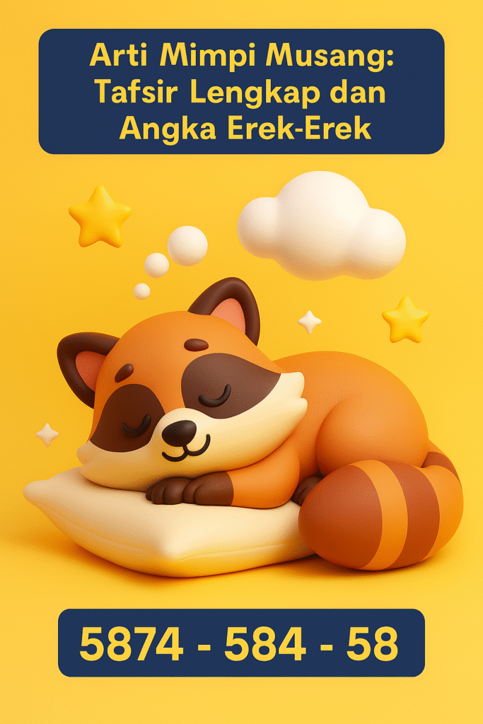 Tafsir mimpi musang secara lengkap beserta angka erek-erek 2D, 3D, 4D untuk keberuntungan dan ramalan tepat.