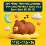 Gambar marmut melambangkan mimpi keberuntungan dan ketenangan hidup