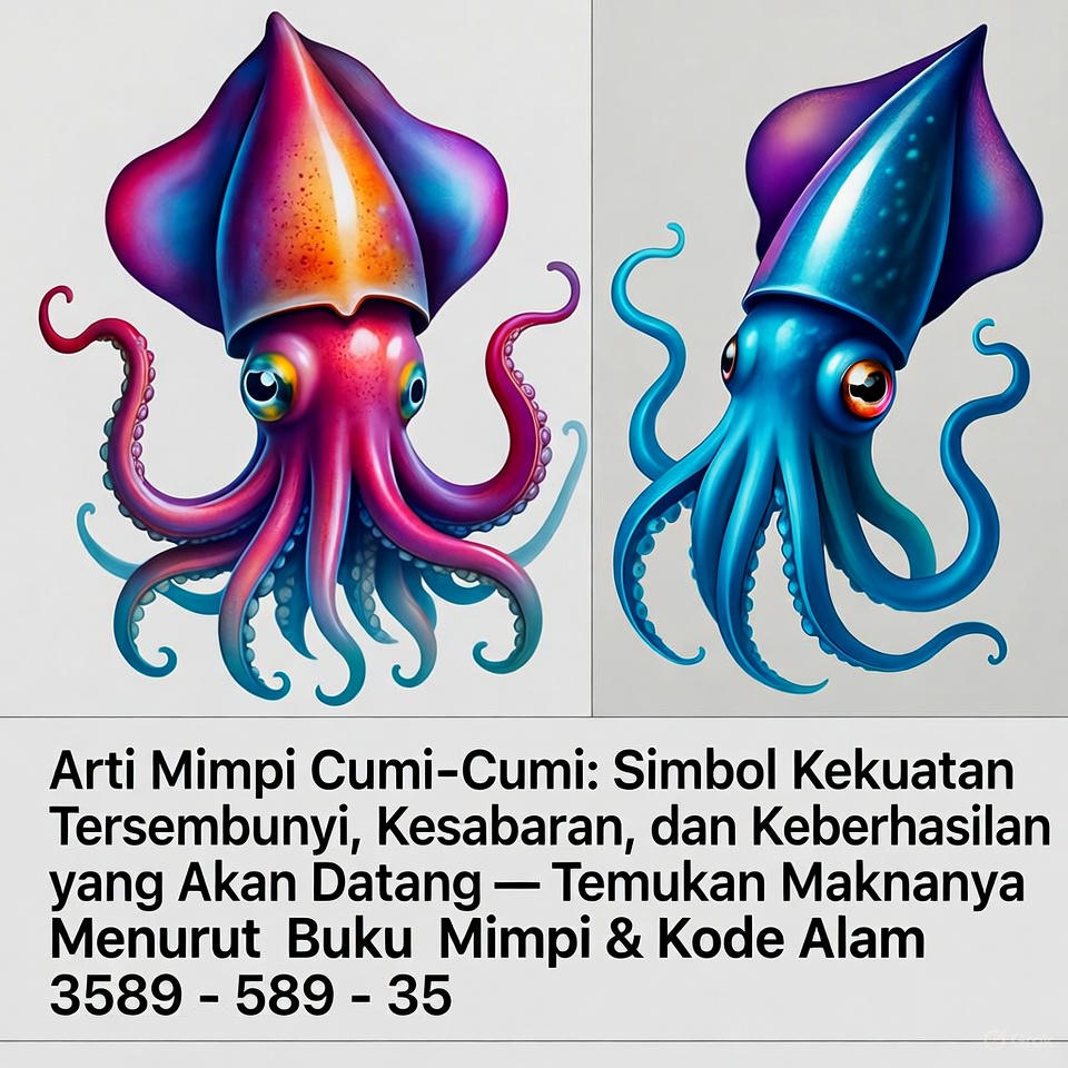 Gambar mimpi cumi-cumi dalam tafsir mimpi, buku mimpi, dan kode alam keberuntungan