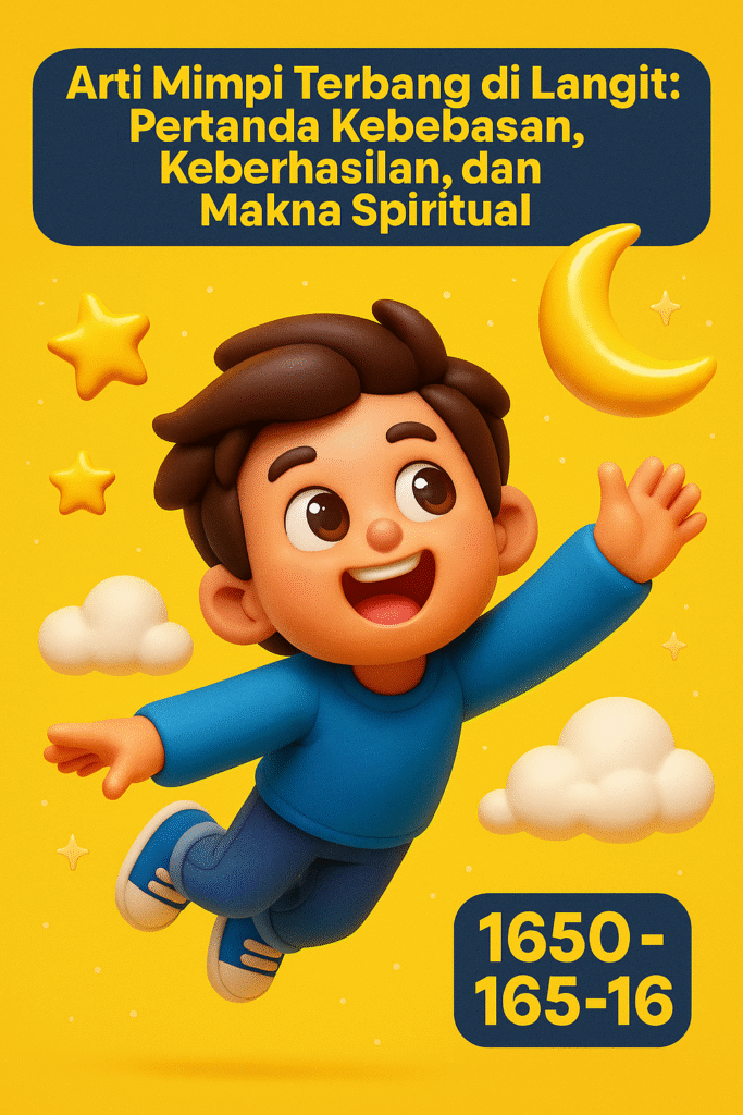 Arti Mimpi Terbang di Langit: Pertanda Kebebasan, Keberhasilan, dan Makna Spiritual