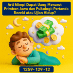 Temukan arti mimpi dapat uang menurut primbon Jawa dan psikologi, lengkap dengan angka erek-erek 2D, 3D, dan 4D.