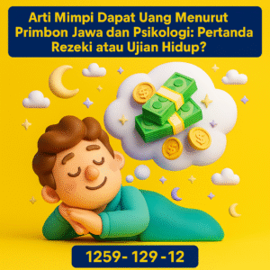 Temukan arti mimpi dapat uang menurut primbon Jawa dan psikologi, lengkap dengan angka erek-erek 2D, 3D, dan 4D.