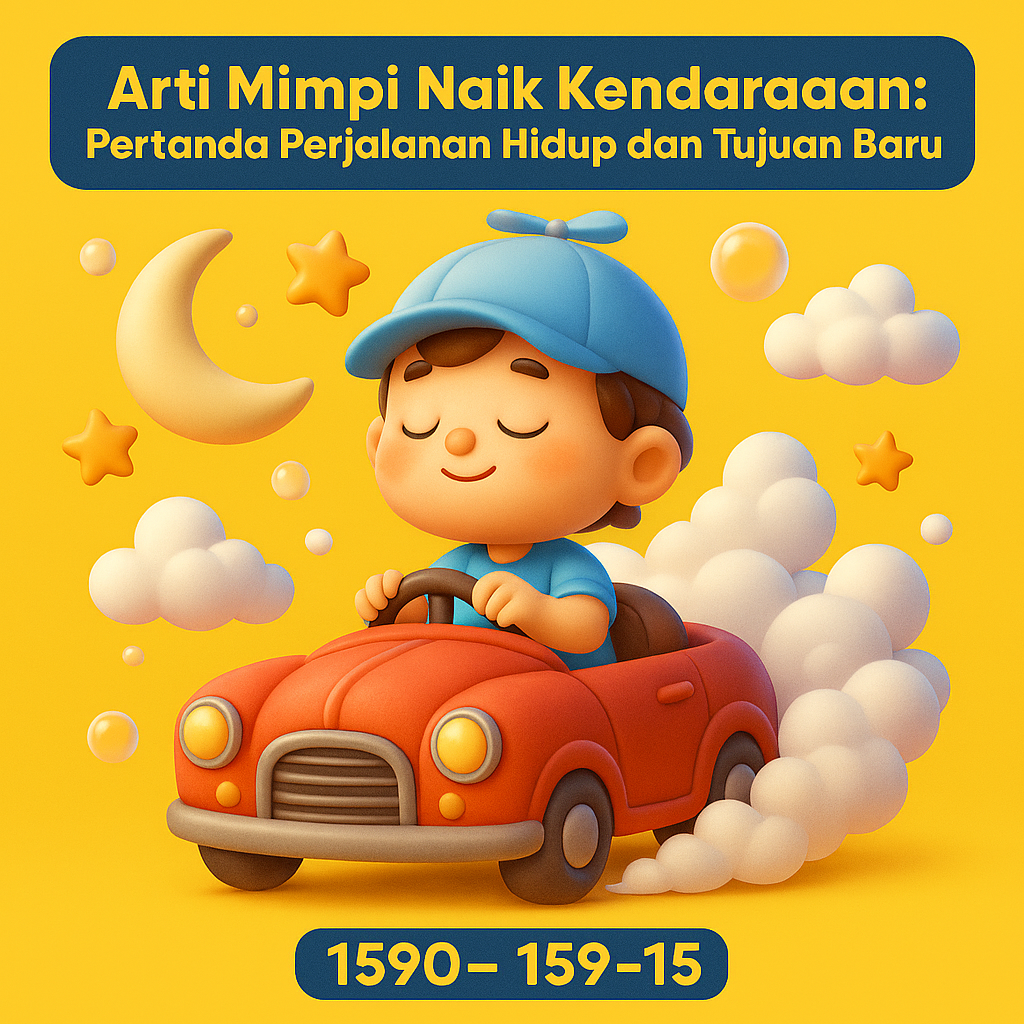 Temukan arti mimpi naik kendaraan seperti mobil, motor, dan kereta menurut primbon Jawa dan erek-erek 2D 3D 4D lengkap untuk panduan hidup Anda.