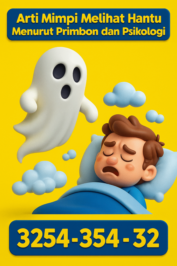 Temukan arti mimpi melihat hantu menurut primbon Jawa dan psikologi, lengkap dengan tafsir angka erek-erek 2D, 3D, dan 4D.