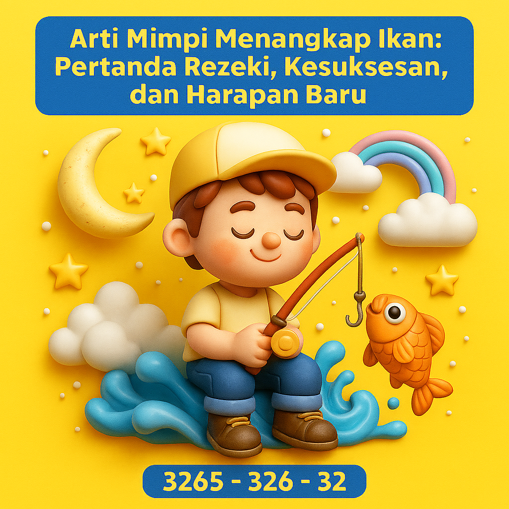 Temukan arti mimpi menangkap ikan secara lengkap, tafsir spiritual, dan angka erek-erek 2D 3D 4D sebagai simbol keberuntungan.