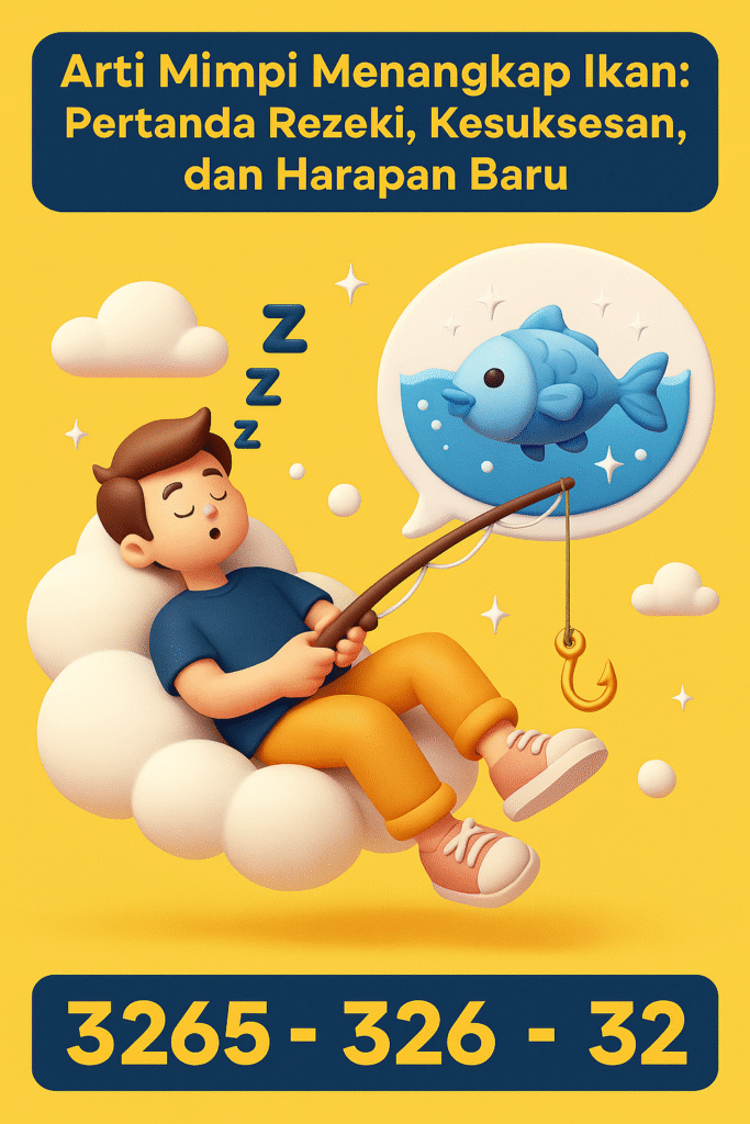 Temukan arti mimpi menangkap ikan secara lengkap, tafsir spiritual, dan angka erek-erek 2D 3D 4D sebagai simbol keberuntungan.
