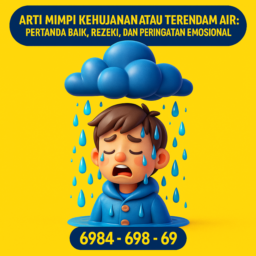 Arti Mimpi Kehujanan atau Terendam Air: Pertanda Baik, Rezeki, dan Peringatan Emosional