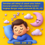 Temukan arti mimpi di sawah atau kebun menurut primbon dan psikologi modern lengkap dengan angka erek-erek 2D, 3D, dan 4D.