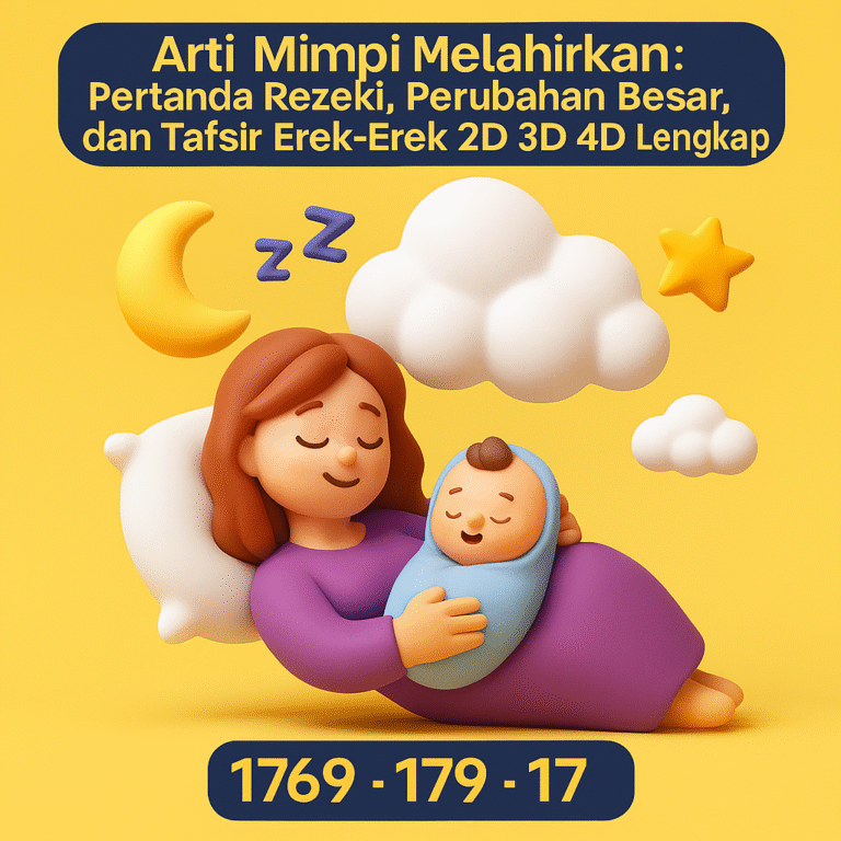 Temukan arti mimpi melahirkan secara lengkap, maknanya bagi kehidupan, dan angka erek-erek 2D 3D 4D yang dipercaya membawa keberuntungan.