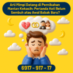 Temukan arti mimpi datang ke pernikahan mantan kekasih menurut psikologi, primbon Jawa, dan erek-erek. Lengkap dengan tafsir angka 2D, 3D, 4D!