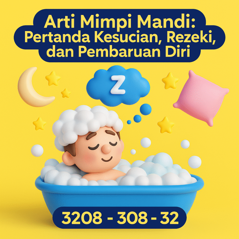 Temukan makna mimpi mandi yang penuh simbol kesucian, rezeki, dan pembaruan diri dalam tafsir lengkap 2D, 3D, dan 4D.