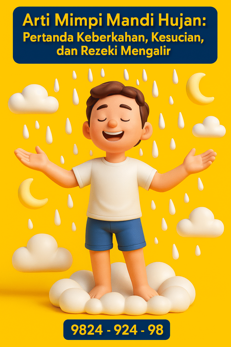 Mimpi mandi hujan menandakan pembersihan batin, datangnya rezeki, dan kebahagiaan baru. Temukan tafsir lengkapnya di sini!