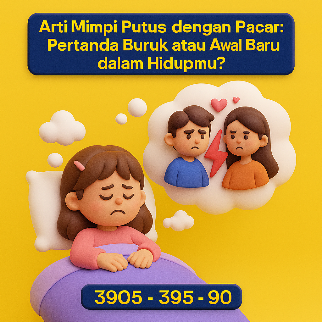 Temukan makna mendalam mimpi putus dengan pacar, tafsir spiritual, psikologis, dan angka erek-erek 2D, 3D, 4D lengkap.