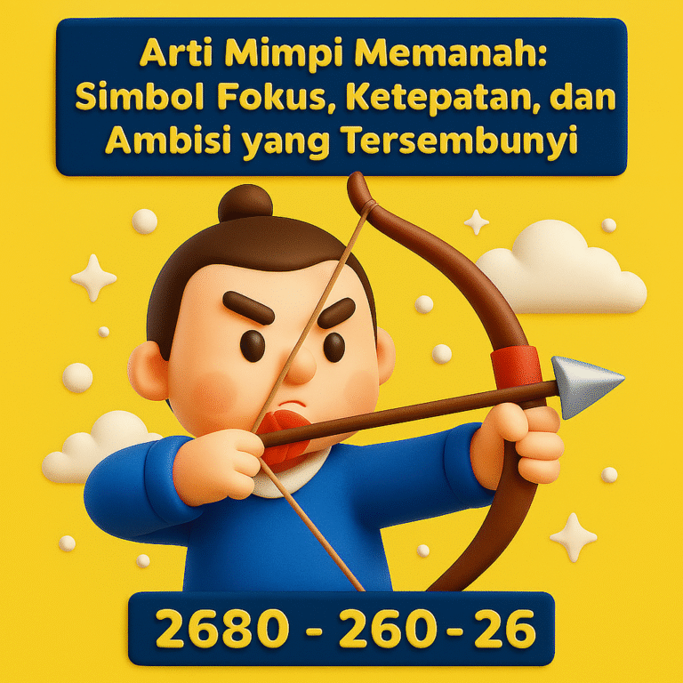 Temukan arti mimpi memanah secara lengkap: makna spiritual, psikologis, dan angka erek-erek 2D, 3D, 4D.