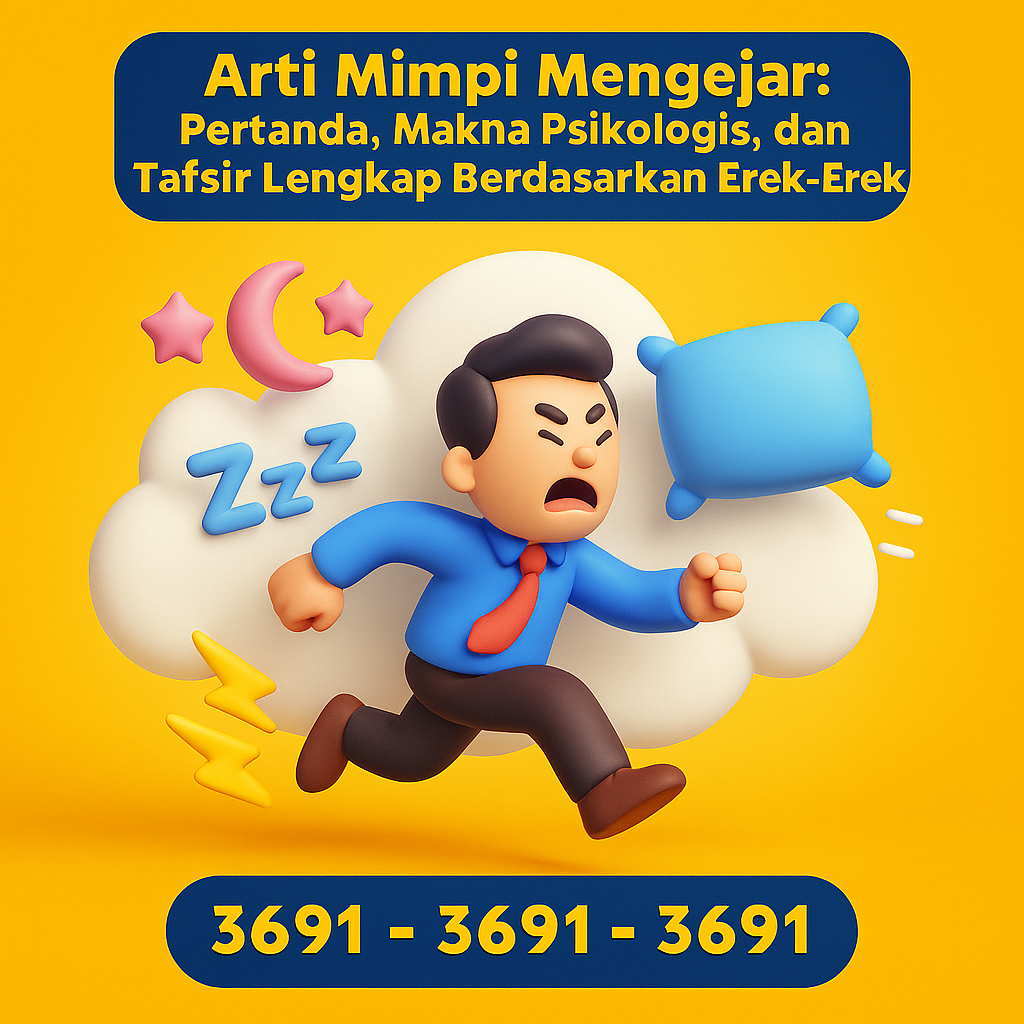 Arti Mimpi Mengejar: Pertanda, Makna Psikologis, dan Tafsir Lengkap Berdasarkan Erek-Erek
