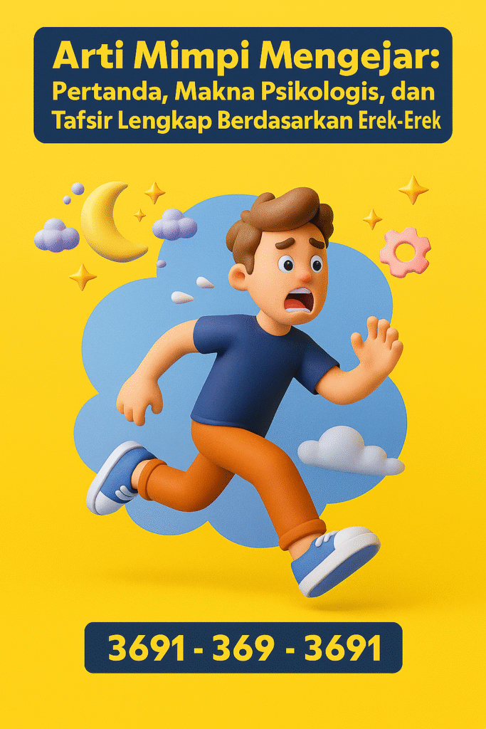 Arti Mimpi Mengejar: Pertanda, Makna Psikologis, dan Tafsir Lengkap Berdasarkan Erek-Erek