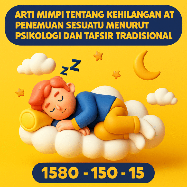 Judul Artikel: Arti Mimpi tentang Kehilangan atau Penemuan Sesuatu Menurut Psikologi dan Tafsir Tradisional