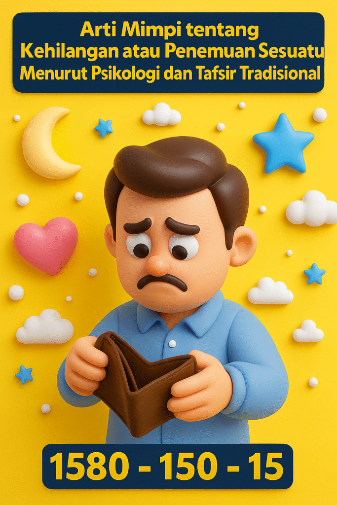 Judul Artikel: Arti Mimpi tentang Kehilangan atau Penemuan Sesuatu Menurut Psikologi dan Tafsir Tradisional