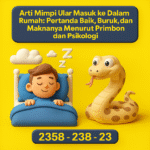 Arti Mimpi Ular Masuk ke Dalam Rumah: Pertanda Baik, Buruk, dan Maknanya Menurut Primbon dan Psikologi