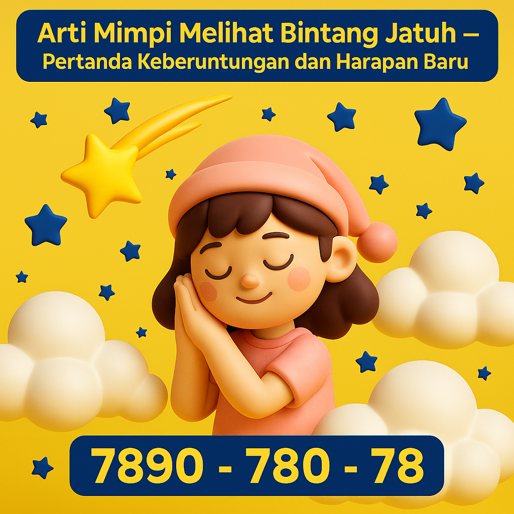 Temukan makna spiritual dan psikologis dari mimpi melihat bintang jatuh beserta tafsir angka keberuntungannya.