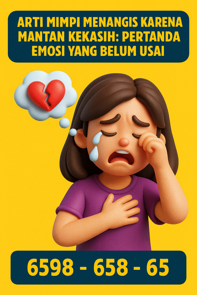 Temukan arti mimpi menangis karena mantan kekasih, maknanya bagi kehidupan dan hubungan emosional Anda.