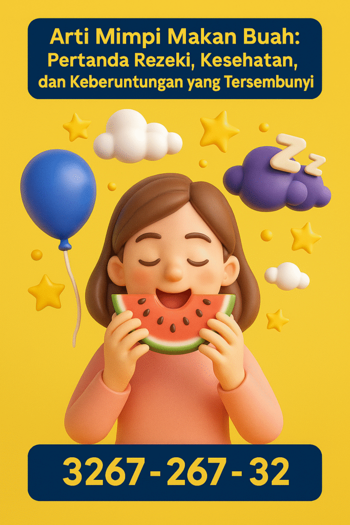 Arti Mimpi Makan Buah: Pertanda Rezeki, Kesehatan, dan Keberuntungan yang Tersembunyi