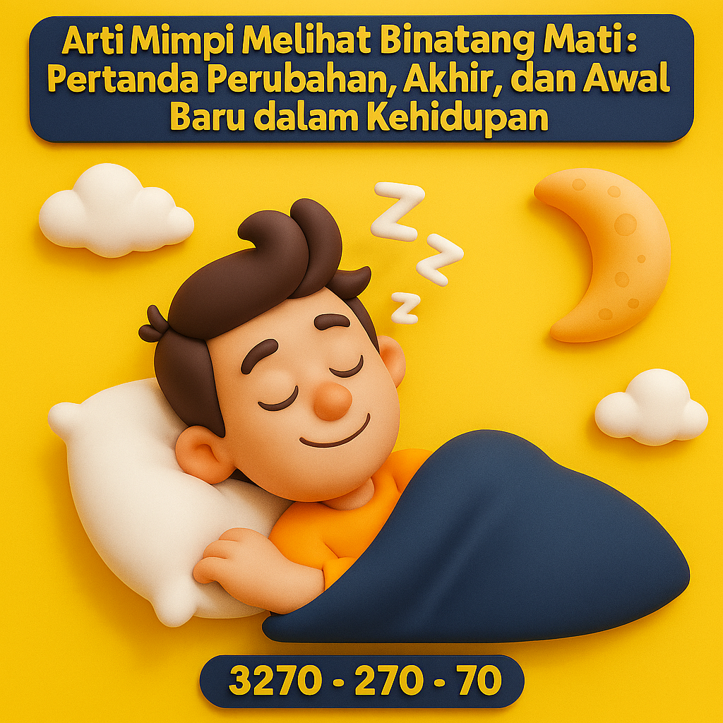 Temukan makna mendalam mimpi melihat binatang mati yang menggambarkan perubahan, peringatan, dan awal baru dalam hidupmu.