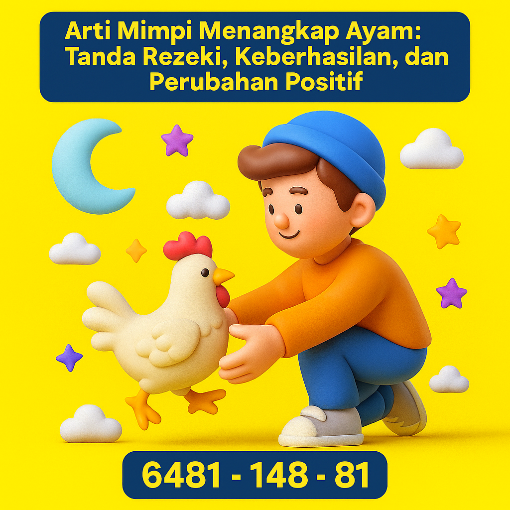 Temukan makna lengkap mimpi menangkap ayam yang sering dikaitkan dengan datangnya rezeki, keberhasilan, dan peluang baru dalam hidup.