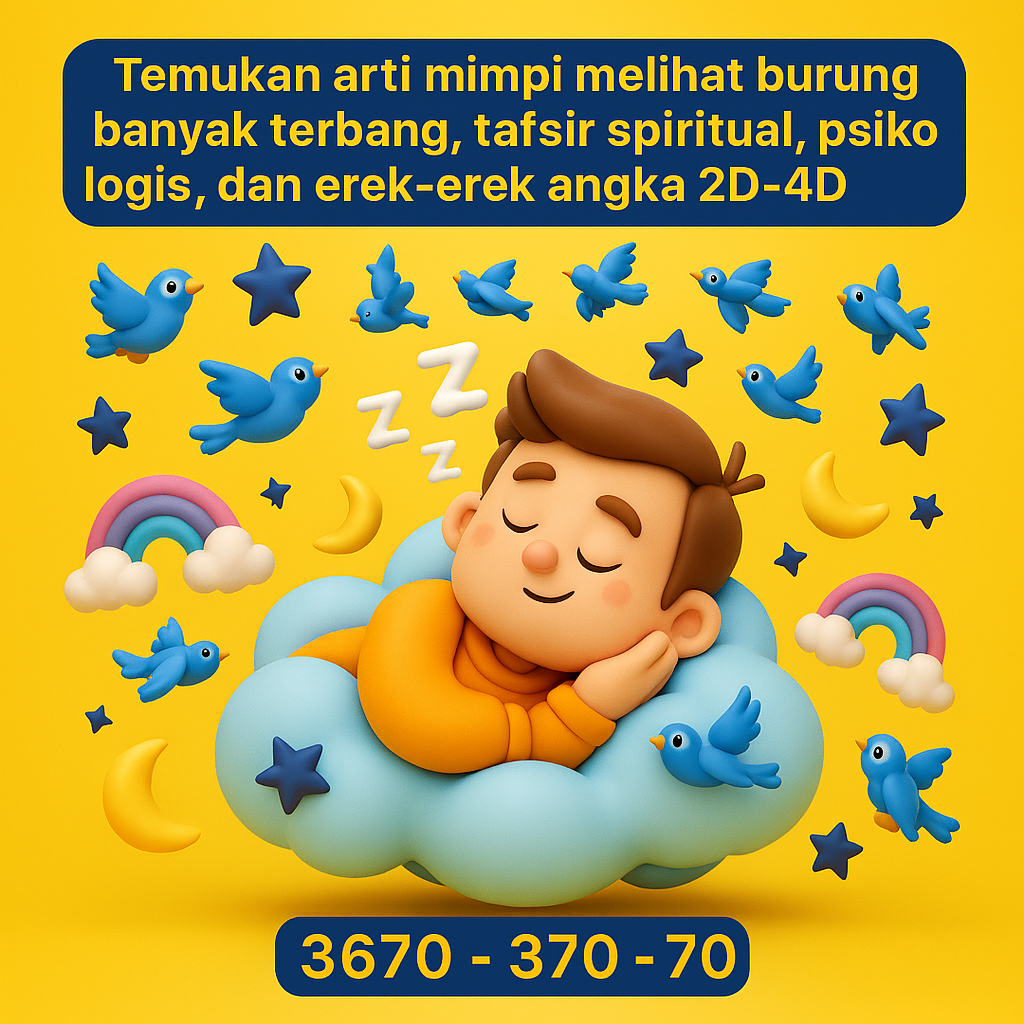 Arti Mimpi Melihat Burung Banyak Terbang