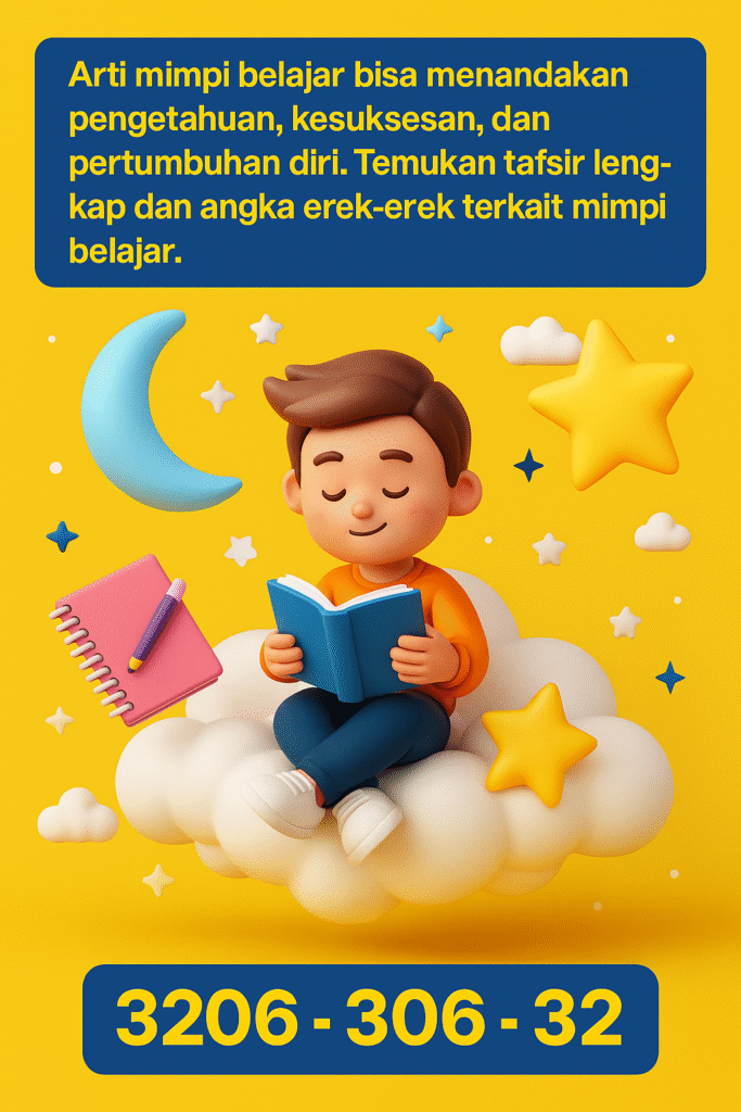 Arti Mimpi Belajar: Tafsir, Makna, dan Erek-Erek Angka