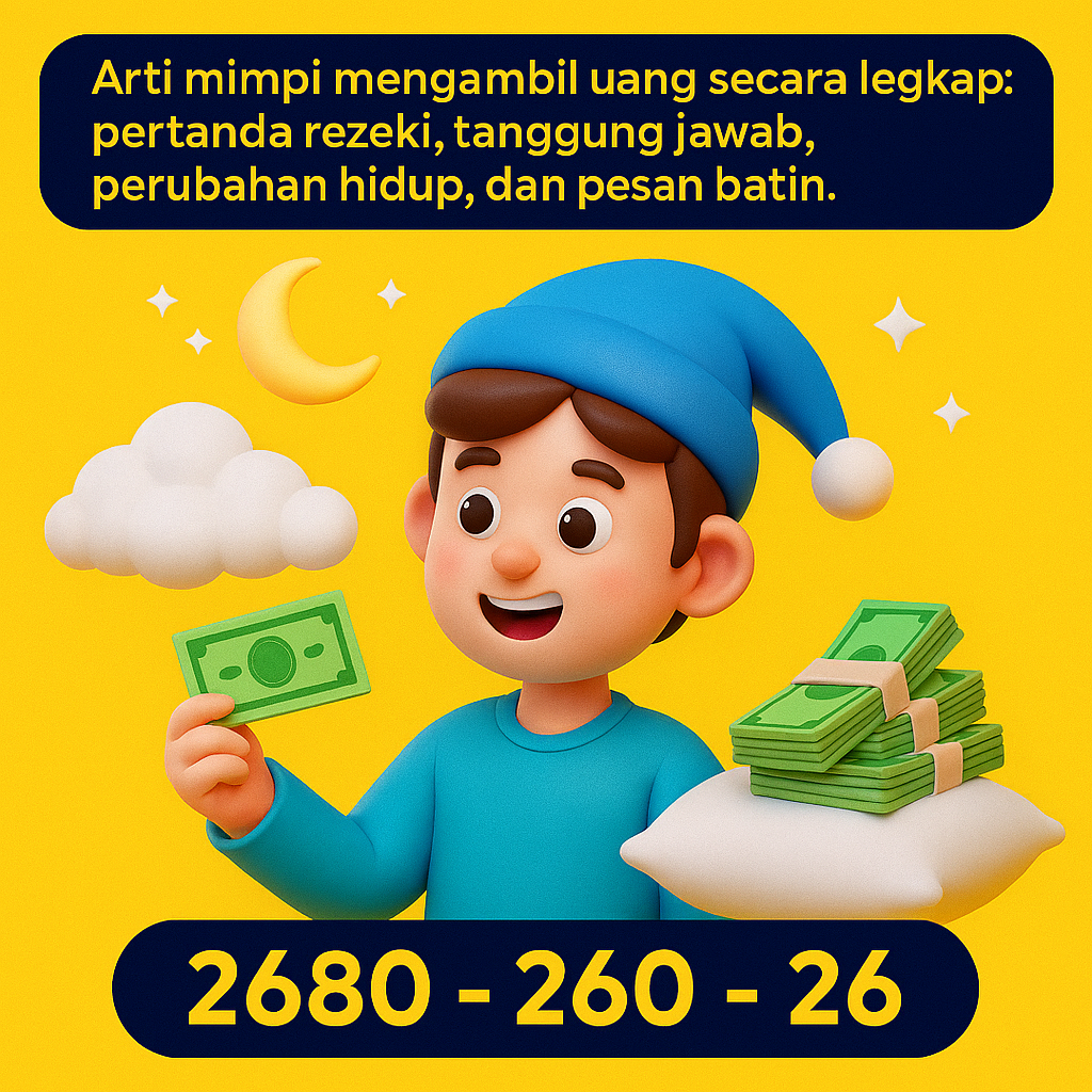 Makna mimpi mengambil uang secara lengkap: pertanda rezeki, tanggung jawab, perubahan hidup, dan pesan batin.