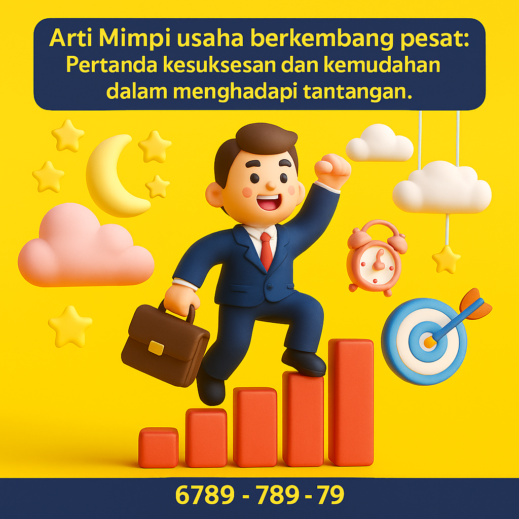 Temukan arti mimpi punya usaha berkembang, tafsir psikologis, dan angka erek-erek 2D, 3D, 4D lengkap untuk optimasi konten Anda.