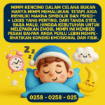 Arti Mimpi Kencing Dalam Celana: Makna, Tafsir, dan Erek-Erek