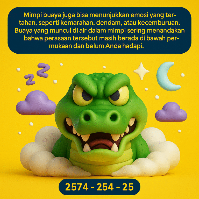 Temukan arti mimpi melihat buaya, tafsir psikologi, spiritual, dan tabel erek-erek lengkap 2D, 3D, 4D. Baca selengkapnya sekarang!