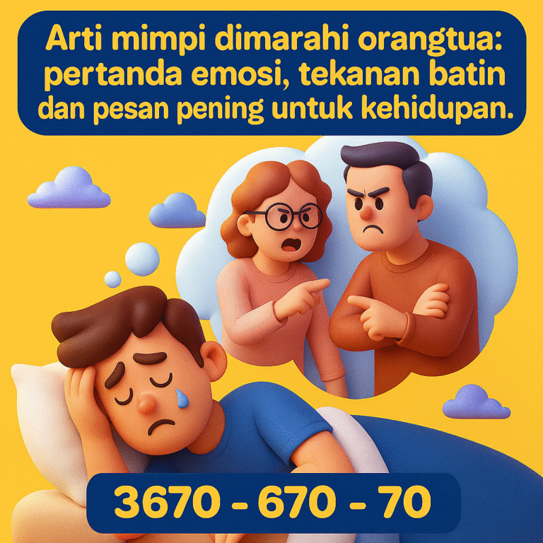 Makna lengkap mimpi dimarahi orangtua: pertanda emosi, tekanan batin, dan pesan penting untuk kehidupan.