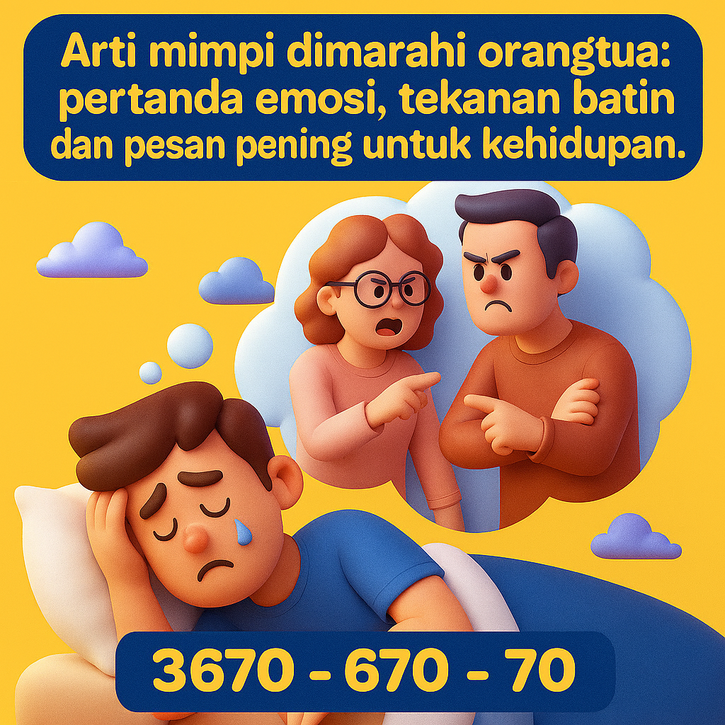 Makna lengkap mimpi dimarahi orangtua: pertanda emosi, tekanan batin, dan pesan penting untuk kehidupan.