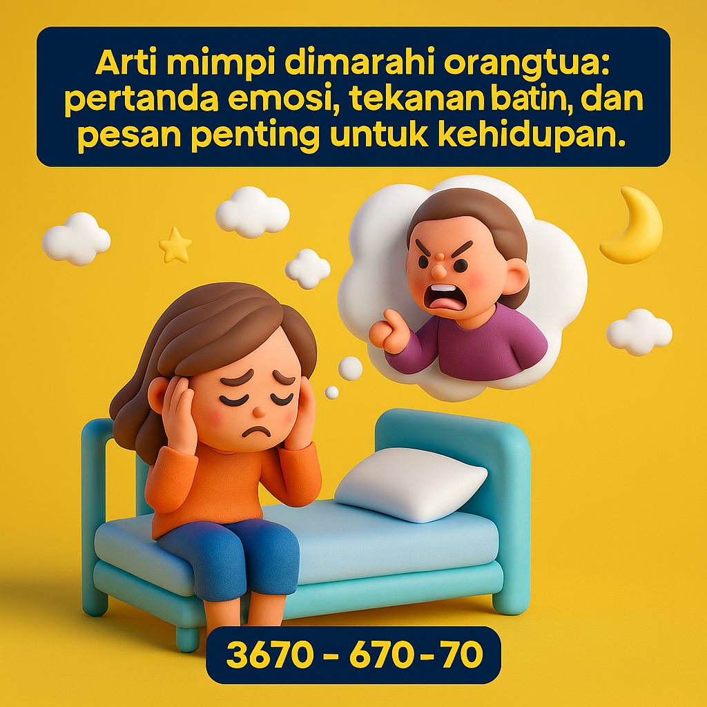 Makna lengkap mimpi dimarahi orangtua: pertanda emosi, tekanan batin, dan pesan penting untuk kehidupan.
