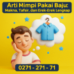 Arti Mimpi Pakai Baju: Makna, Tafsir, dan Erek-Erek Lengkap Cari Kami di Google: 𝗞 𝗢 𝗣 𝗜 𝗧 𝗢 𝗚 𝗘 𝗟 #ArtiMimpi #BukuMimpi #TafsirMimpi #KodeAlam #ErekErek https://sejutamimpi.com/arti-mimpi-pakai-baju-makna-tafsir-dan-erek-erek-lengkap/