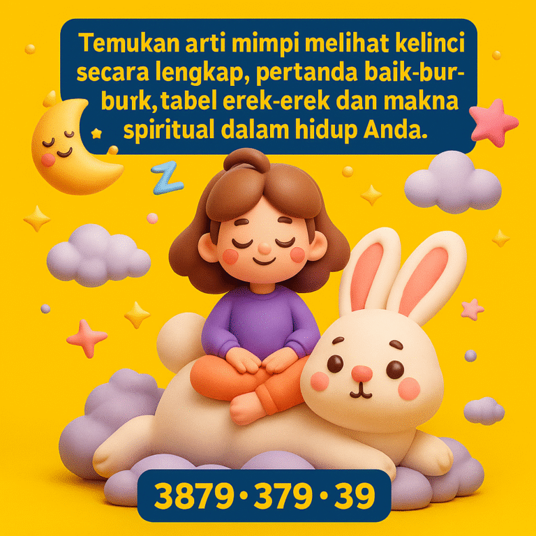 Arti Mimpi Melihat Kelinci: Makna, Pesan, dan Pertanda Lengkap