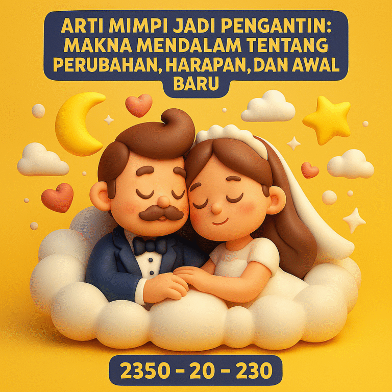 Tafsir lengkap mimpi menjadi pengantin sebagai simbol perubahan dan awal baru, disertai makna mendalam serta tabel erek-erek budaya.