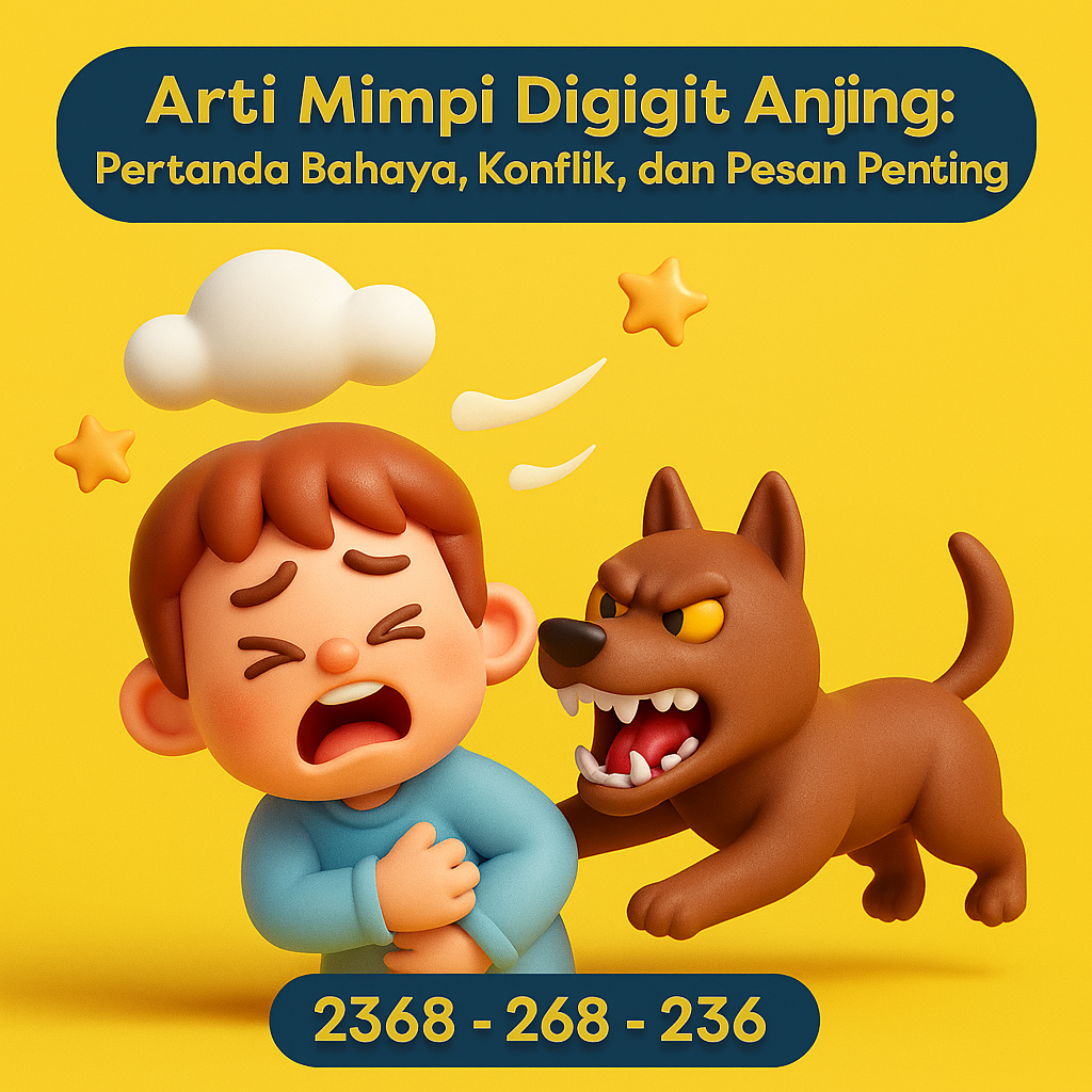 Arti Mimpi Digigit Anjing: Pertanda Bahaya, Konflik, dan Pesan Penting