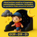 Arti Mimpi Berjalan Sendirian di Kegelapan: Pertanda Perjalanan Hidup dan Rasa Takut