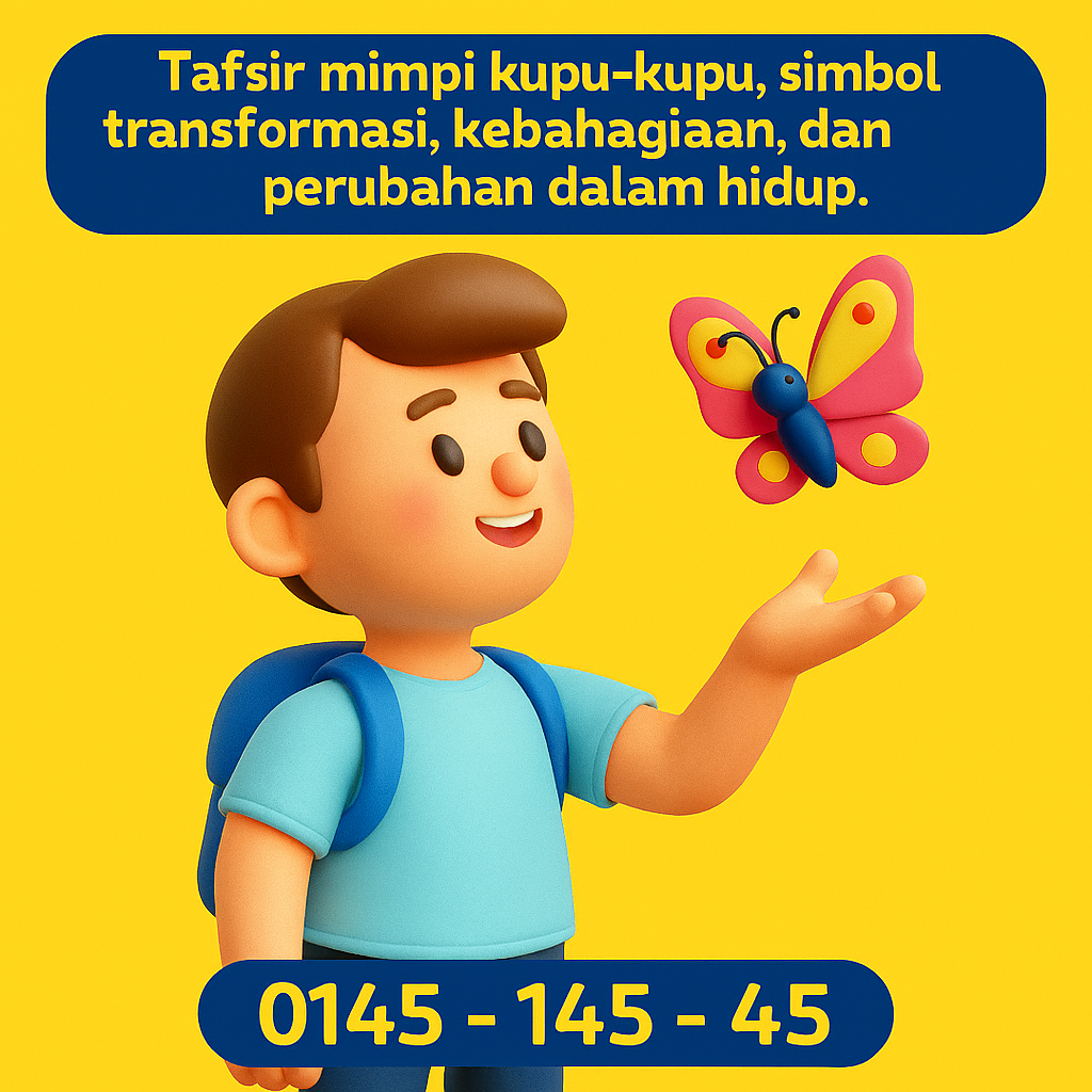 Mimpi tentang kupu-kupu sering dianggap sebagai simbol transformasi, perubahan, atau kebebasan. Namun, tafsir mimpi ini bisa berbeda tergantung konteks mimpi dan keadaan emosional si pemimpi.