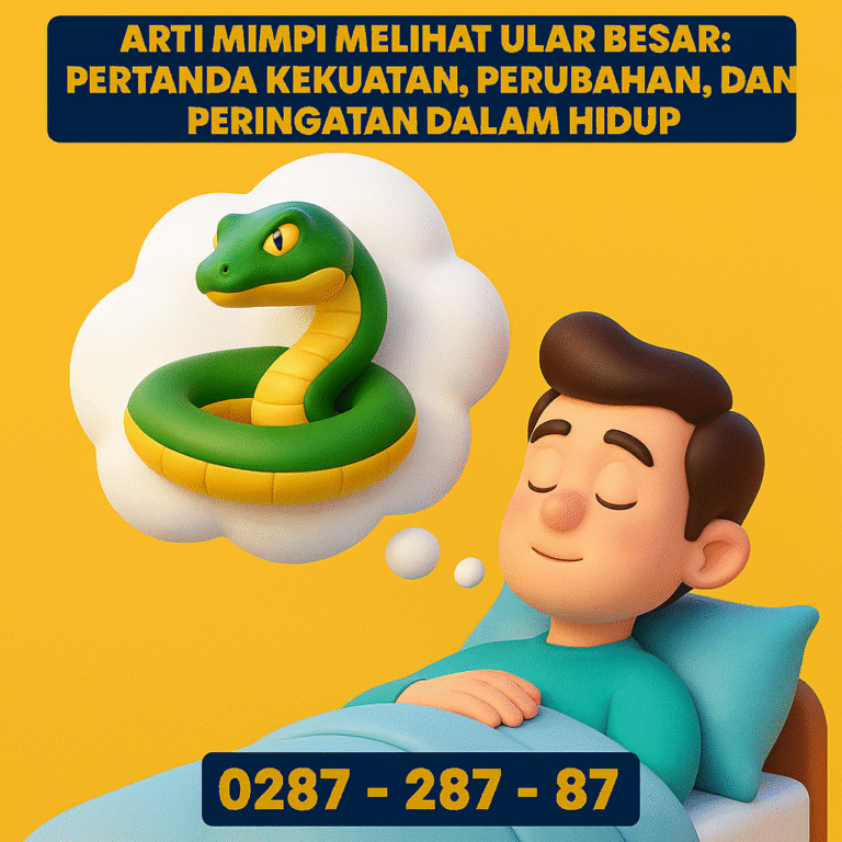 Arti Mimpi Melihat Ular Besar: Pertanda Kekuatan, Perubahan, dan Peringatan dalam Hidup