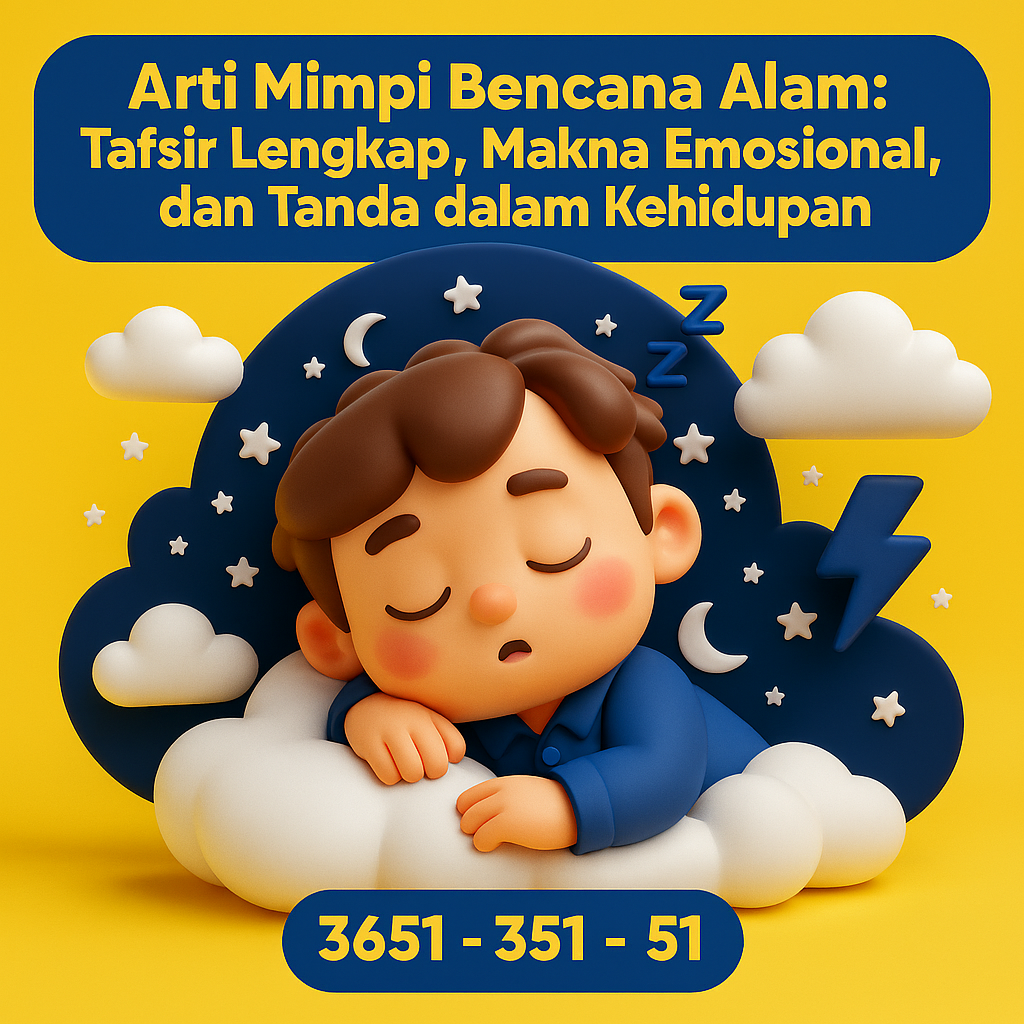 Arti Mimpi Bencana Alam: Tafsir Lengkap, Makna Emosional, dan Tanda dalam Kehidupan