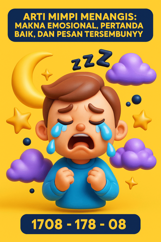 Arti Mimpi Menangis: Makna Emosional, Pertanda Baik, dan Pesan Tersembunyi